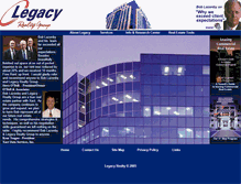 Tablet Screenshot of legacyrealty.com